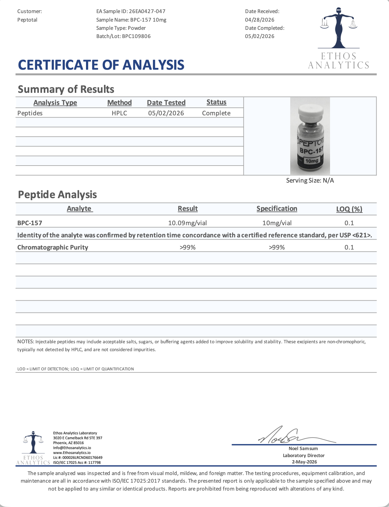 BPC-157 10mg - Image 3