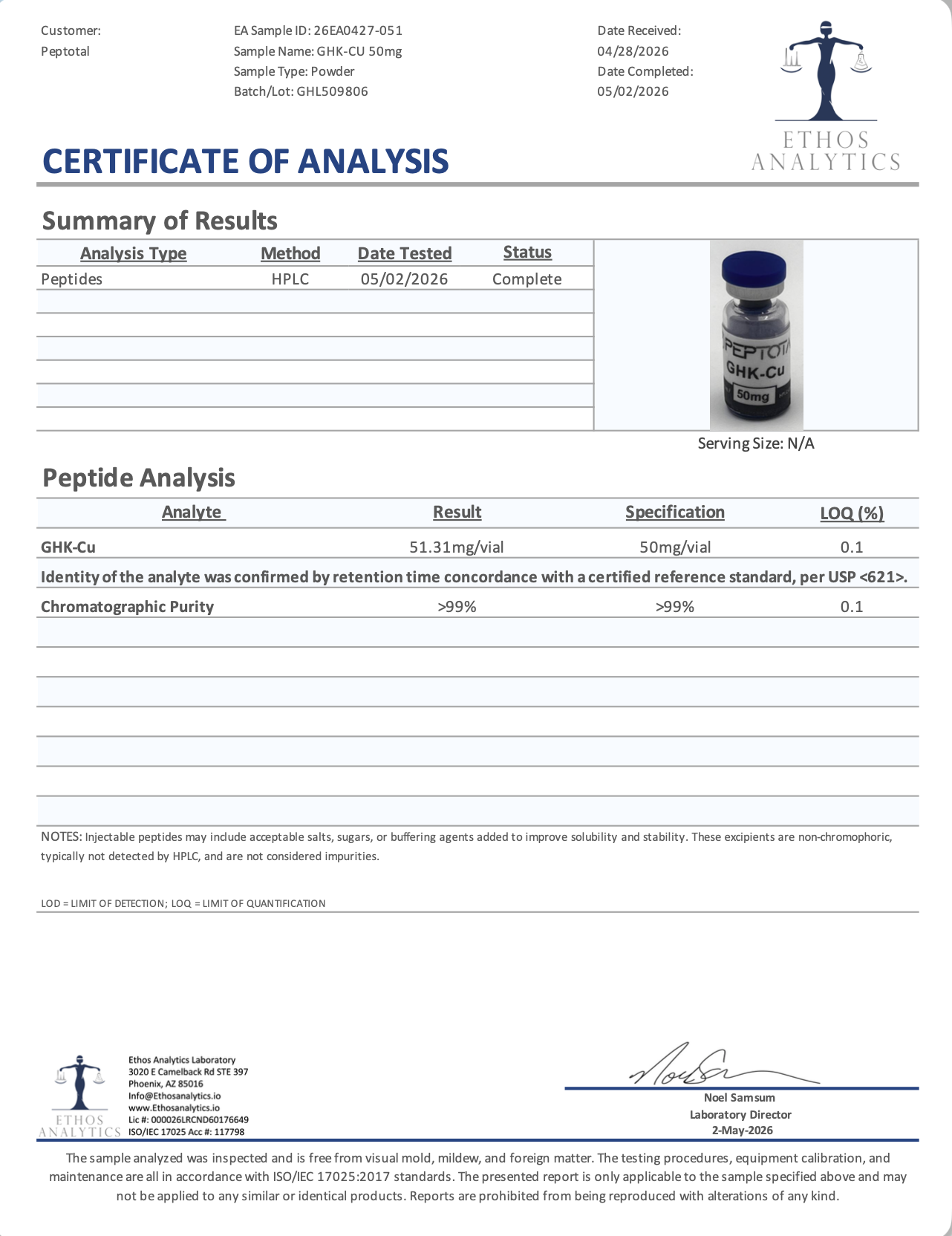 GHK-Cu 50mg - Image 3